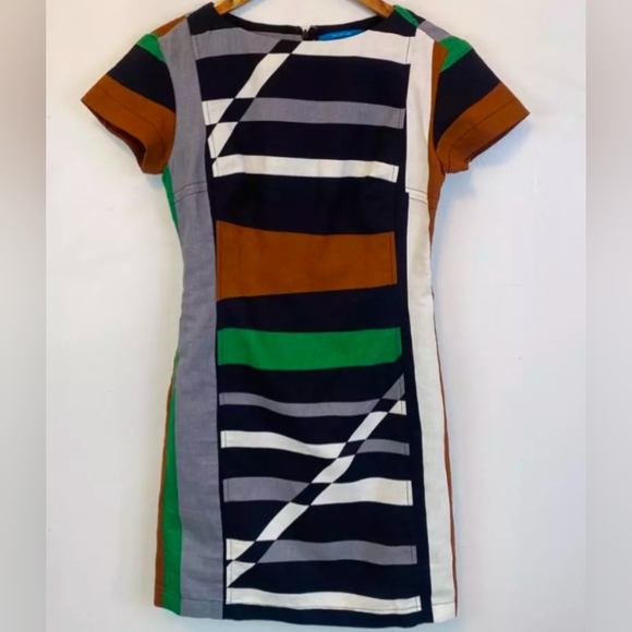 Derek Lam Dresses & Skirts - Derek Lam Striped Sheath Mini Dress Sz 2